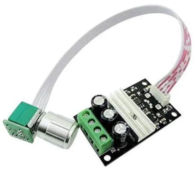 Main image of DC Motor Speed Controller DC 6/12/24/28V 3A PWM DC Motor Speed Governor Adjustable Potentiometer with Flat Cable New
