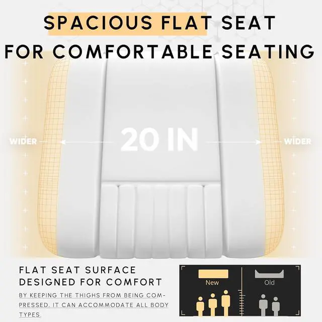 Alt view image 6 of 7 - LS-665TE7A Gaming Chair Breathable PU Leather Gamer Chair with Pocket Spring Cushion, Ergonomic Computer Chair with Massage Lumbar Support,Adjustable Swivel Task Chair with Footrest