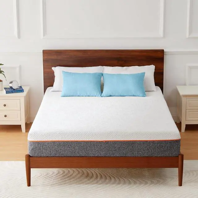 Main image of Queen Size Mattress, 10-inch Gel Memory Foam, Medium-Firm Mattresses in a Box for Pressure Relief & Support, Breathable Cooling Queen Mattress with Zippered Cover