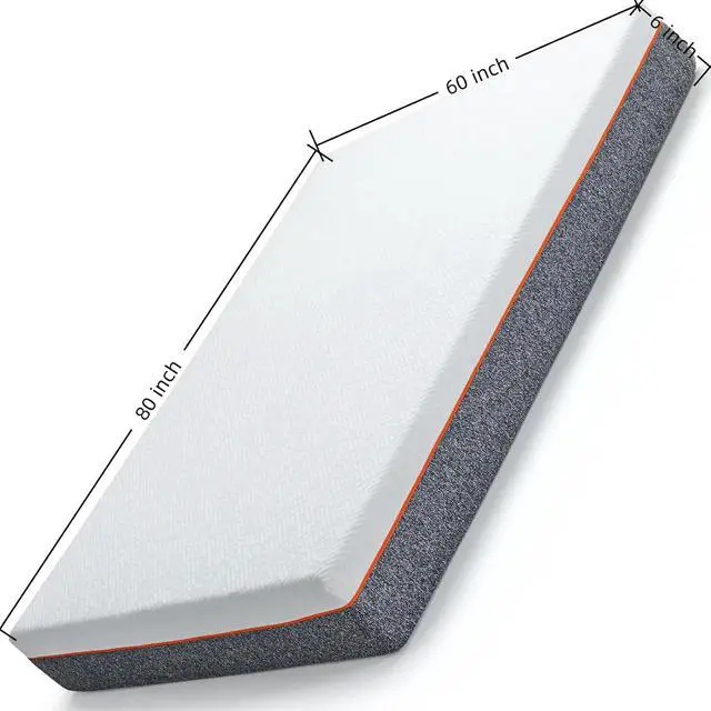 Alt view image 2 of 7 - Queen Size Mattress, 6-inch Gel Memory Foam, Medium-Firm Mattresses in a Box for Pressure Relief & Support, Breathable Cooling Queen Mattress with Zippered Cover