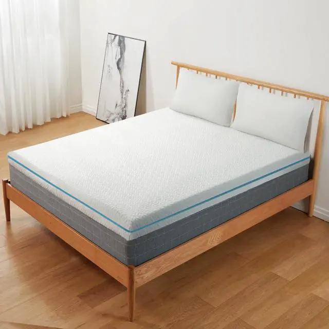 Alt view image 6 of 7 - 4 inch Non-Slip Design Gel Memory Foam Mattress Topper with Removable & Washable Cover for Cooling Sleep,Pressure Relief,CertiPUR-US Certified - King