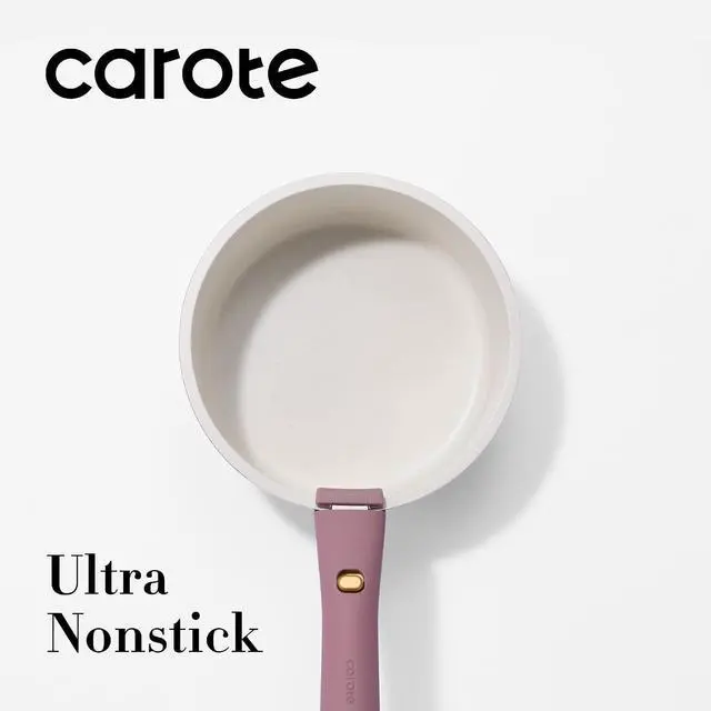 Alt view image 3 of 6 - 6pcs Nonstick Sauce Pan Sets with Lid 3 Sizes1.5QT, 2QT & 3QT, Non Stick Cooking Pot with Detachable Handle, Kitchen Sauce Pots Induction Pot, PFOA FREE, Dishwasher Safe, Purple