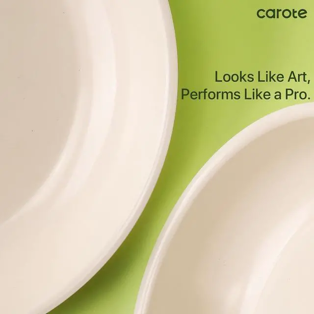 Alt view image 4 of 5 - 19pcs Pots and Pans Set Non Stick, Ceramic Cookware Sets, Oven/Fridge Safe, Space Saving Pots Set, Nonstick Cooking Set with Versatile Detachable Handle, Induction RV Set, Cream White