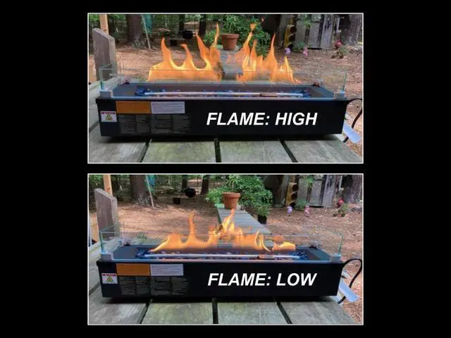 Alt view image 2 of 7 - 28 Inch Table Top Propane Fire Pit, 50,000 BTU Tabletop Firepit with Glass Wind Guard & Glass Beads, Portable Outdoor Portable Fireplace for Patio and Camping