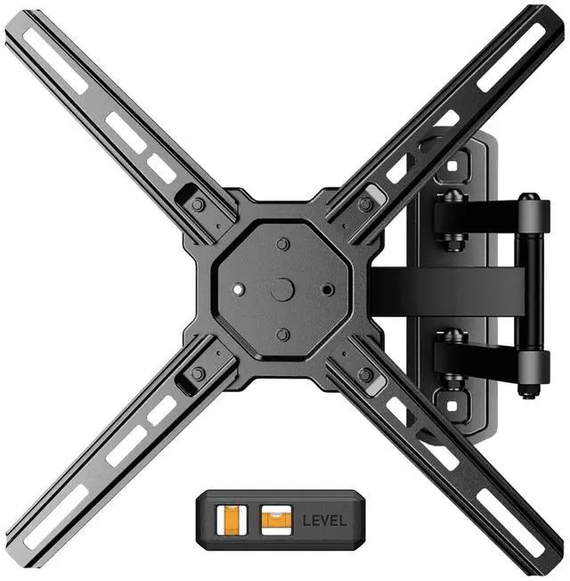 Main image of Full Motion TV Wall Mount with 180°Rotation for Most 2650 inch TVs, TV Monitor Wall Mount Bracket Holds up to 55lbs, Max 400x400mm