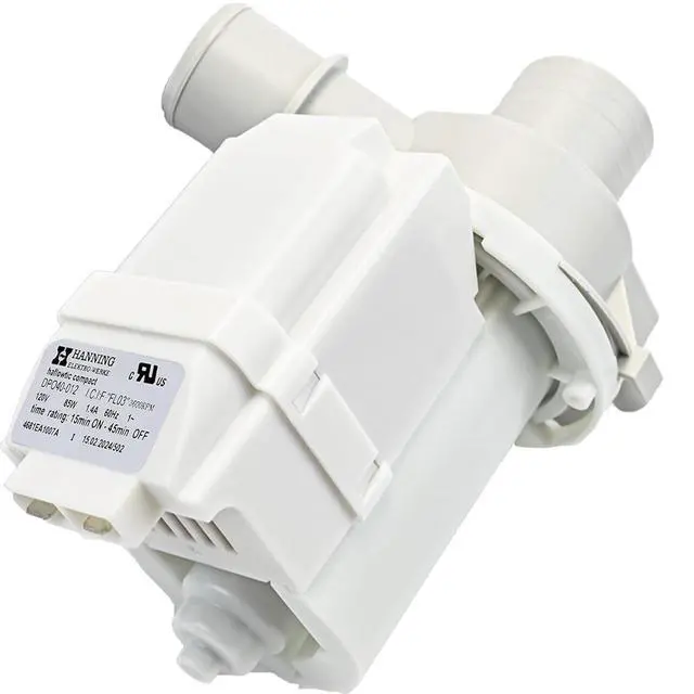 Main image of DP040-012 4681EA1007A 5859EA1004F 5859EA1004G 5859EA1004P Drain Pump (OEM) Compatible with LG Washer, Kenmore, GE washer drain pump, Fits for WT1101CW WT1201CV WT1201CW WT4870CW WT7200CW WT5001CW, etc