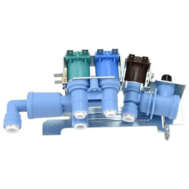Main image of 242253002 242102201 Refrigerator Water Inlet Valve Compatible with frigidaire electrolux kenmore crosley etc Refrigerators (Some Models), Replace Number: 2689640, AP5669874, PS7321353, EAP7321353 etc