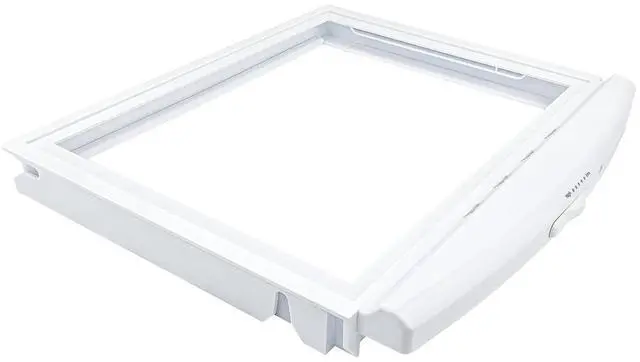 Main image of WR32X26246 Middle Pan Cover Frame (no glass) Compatible with ge, hotpoint Refrigerator, Crisper Drawer Cover Frame WR32X10184 replace WR32X10151, WR32X10191, 4454662, AP6034222, PS11766703 etc.
