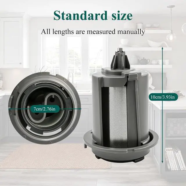 Alt view image 2 of 7 - W11643383 Pump Filter Compatible with whirlpool maytag kitchen aid MDB4949SKZ0 KDTM404KPS1 KDTM404KPS0 etc dishwasher (Some Models), Replace Number: W11108699 4979076 AP7205669 PS16875644 etc