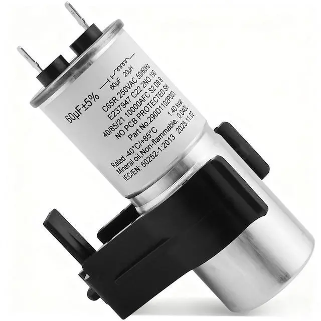 Main image of WH12X27614, 290d1102p003 Washer Start Capacitor and Bracket Kit Compatible with ge, hotpoint etc washers (Some Models),Replace Number: WH12X29017, WH12X24103, 290d1102p002, WH13X28838, WH16X24102 etc