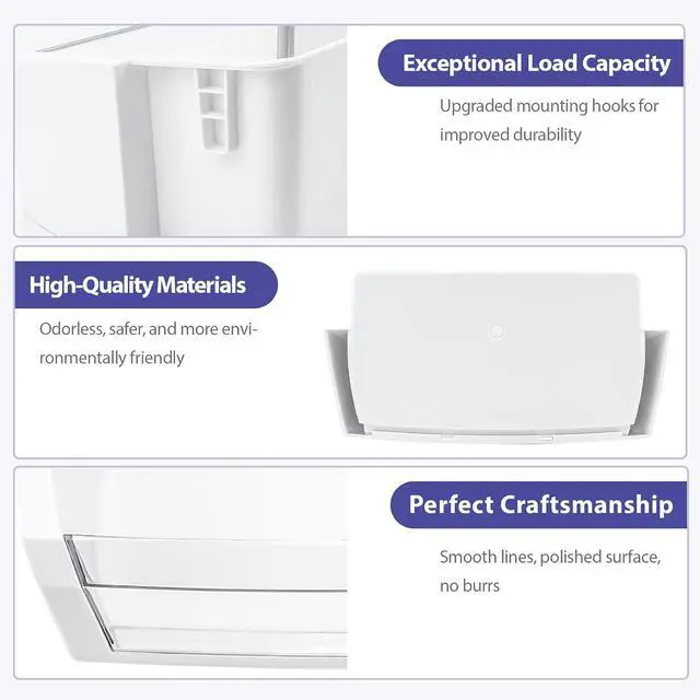 Alt view image 5 of 7 - WR02X12664 Door Shelf Bin Compatible With ge Refrigerator(some models,not all): PFSF6PKXABB, PFSF6PKXCBB, PFSF6PKXBB, Asm Guard Ref 1467815 Replacement PS2322799, DA63-03828A, WR02X13335, AP4344619