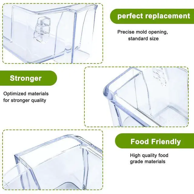 Alt view image 5 of 7 - DA63-08648A Refrigerator freezer Door Shelf Compatible with samsung RT21M6213SR, RT21M6215SR, etc, Part Number: AP6241331,PS12082573, EAP12082573