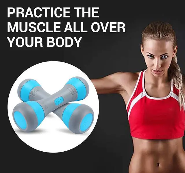 Alt view image 5 of 6 - Adjustable Dumbbells Weights, Neoprene All-in-1 Options, Non-Slip, All-Purpose, Home, Gym, Office