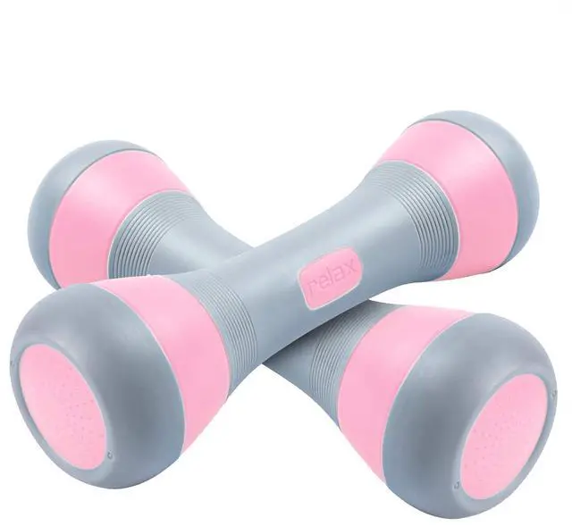 Main image of Adjustable Dumbbells Weights, Neoprene All-in-1 Options, Non-Slip, All-Purpose, Home, Gym, Office