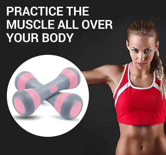 Alt view image 4 of 6 - Adjustable Dumbbells Weights, Neoprene All-in-1 Options, Non-Slip, All-Purpose, Home, Gym, Office