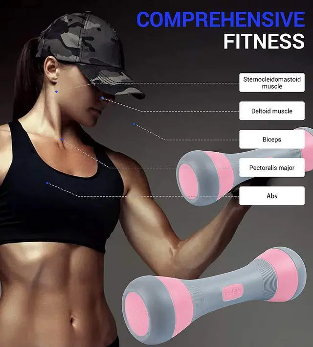 Alt view image 5 of 6 - Adjustable Dumbbells Weights, Neoprene All-in-1 Options, Non-Slip, All-Purpose, Home, Gym, Office