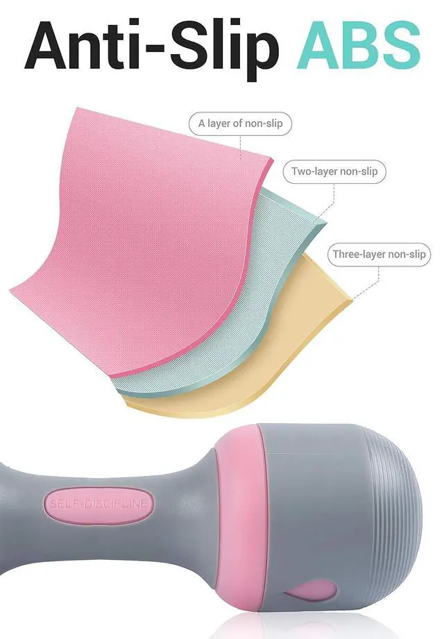Alt view image 4 of 5 - Adjustable Dumbbells Weights, Neoprene All-in-1 Options, Non-Slip, All-Purpose, Home, Gym, Office