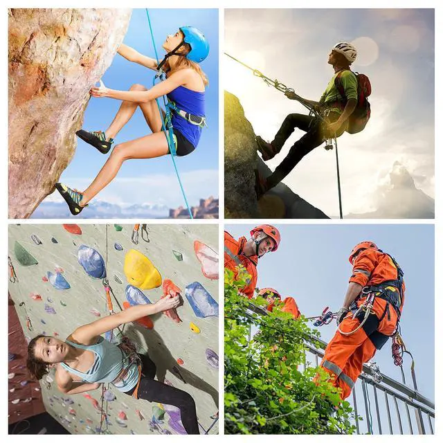 Alt view image 2 of 7 - Climbing Rope, Rescue Rope, Construction Rope, Rock Climbing Rope, Static 10mm 32ft/64ft/96ft/160ft/230ft/500ft/985ft/1000ft with Carry Bag (Orange, 300M(985FT))