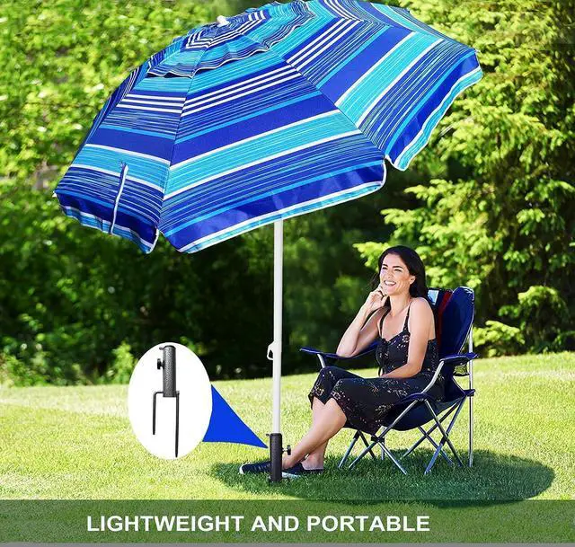 Alt view image 7 of 7 - Adjustable Portable Umbrella Base, Upgraded Heavy Duty Metal Holder-Stand-Sand Grass Auger,for Flag, Umbrella, Fishing Rod, Outdoor Park Patio Beach Ground Ideal for Use in Soil, Grass