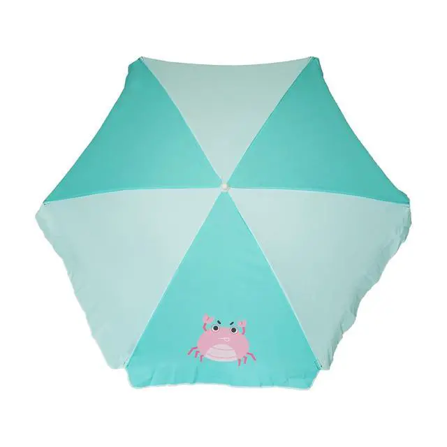 Alt view image 2 of 7 - 5ft Seaside Beach Umbrella for Sand and Water Table - Kids Durable Umbrellas for children Beach Camping Garden Outdoor Play Shade