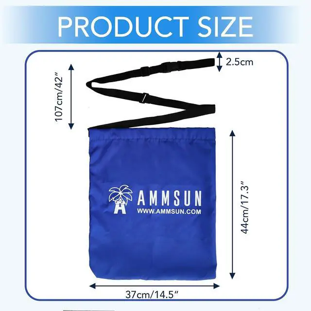 Alt view image 5 of 7 - Beach Umbrella Sand Bag Umbrellas Anchor Weight Bags Anchor for Heavy Duty High Wind Resistant Beach Shade Tent Outdoor Canopies Windproof Portable Safe Stand Holder Universal Fit