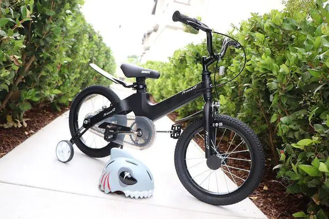 Alt view image 2 of 5 - Training Wheel Bike, Kids Bike Boys Girls, BMX Mountain with Dual Disc Brake 12-14-16-18 inch