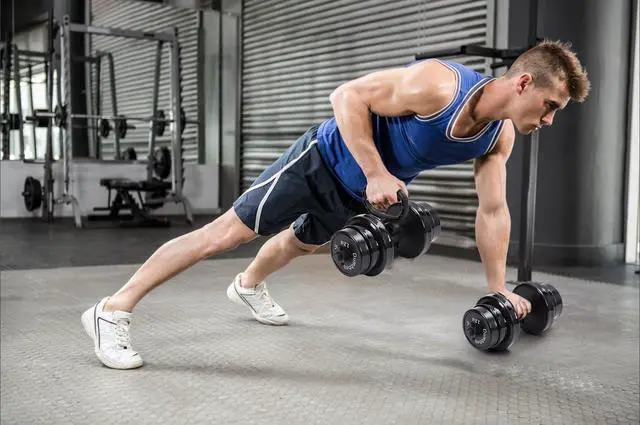 Alt view image 6 of 7 - Weights, Dumbbell Set, Kettlebells, Adjustable Dumbbells, Barbell Weight Set, 20-40-50-70LB 3-in-1 set, Non-Slip, All-purpose