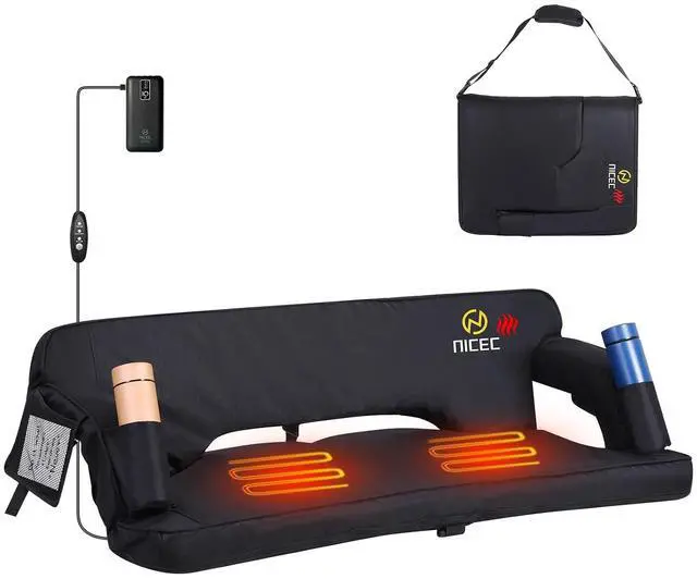 Main image of Oversized Stadium Seats with Back Support, Bleacher Seats, Stadium Chairs with Back and Cushion, Floor Chair, Foldable, Thick Padding