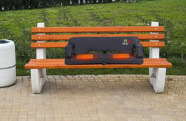 Alt view image 4 of 7 - Oversized Stadium Seats with Back Support, Bleacher Seats, Stadium Chairs with Back and Cushion, Floor Chair, Foldable, Thick Padding