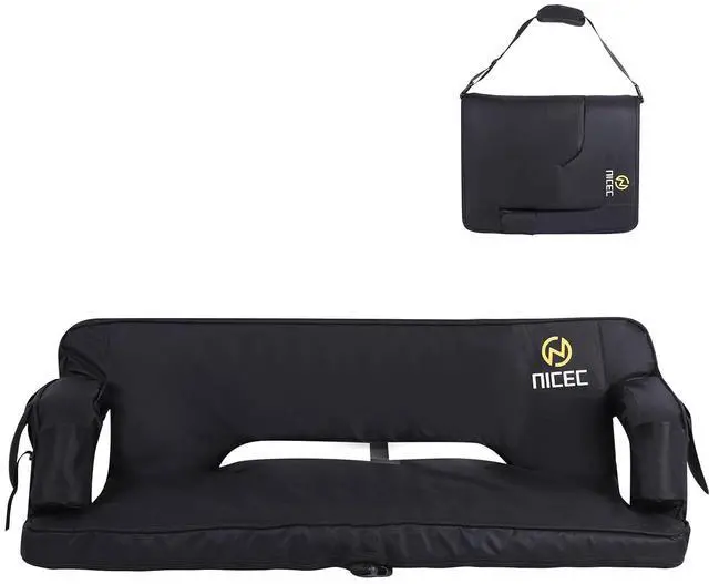 Main image of Oversized Stadium Seats with Back Support, Bleacher Seats, Stadium Chairs with Back and Cushion, Floor Chair, Foldable, Thick Padding