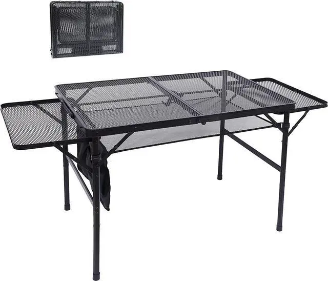 Main image of Grill Table with Mesh Bag + Beach Chair 2 Pack Orange