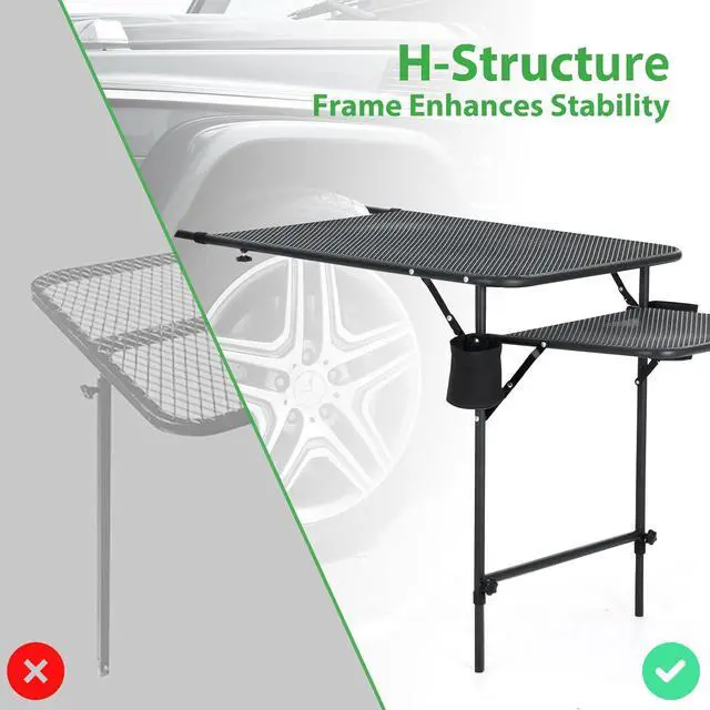 Alt view image 5 of 7 - Pool Storage, Pool Storage Bin, Pool Toy Storage, 214 Gallons 48.4 L Extra Large, Pool Float Storage + Tailgate Table, Car Desk, Tailgate Table, Car Camping, Camping Table, Overlanding Gear