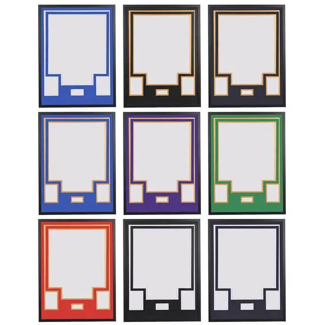 Alt view image 7 of 7 - Custom Jersey Frame Display Case with Customized Color Mat, Wall Mount DIY Jersey Frame with Photo Slots, Personalized Shirt Display Shadow Box, with Hardware Kit, Signature Display, Sports