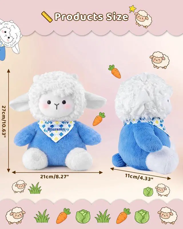 Alt view image 6 of 7 - Baamy AI Talking Plush Toy for Kids, Interactive Lamb Stuffed Animal with Real-Time Voice Chat, Memory & Emotional Companion, Squeeze-to-Talk, Rechargeable, Soft Gift for Boys & Girls Age 3+