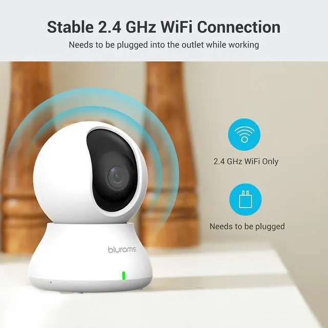 Alt view image 5 of 7 - Cameras for Home Security 3Pcs, Security Camera 2K, Indoor Camera for Home/Baby/Dog, Motion Tracking, IR Night Vision, 2-Way Audio, Siren, Compatible with Alexa & Google Assistant & IFTTT