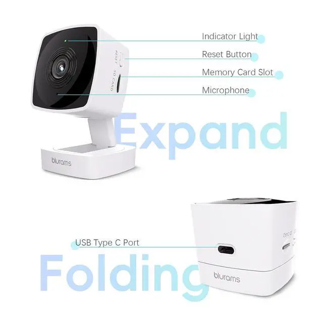 Alt view image 6 of 7 - 2K Security Camera Bundle Set, Indoor Camera and PTZ Pet Camera w/Motion Tracking, 2-Way Audio, IR Night Vision, Siren, Compatible with Alexa