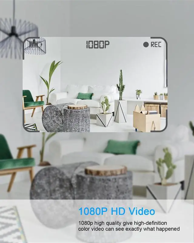 Alt view image 3 of 6 - Small Spy Camera,1080P Indoor Security Camera USB Charger Hidden Cameras with Motion Detection Loop Recording Mini Secret Cameras Nanny Cam for Home Surveilance No WiFi No Audio