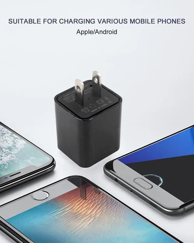 Alt view image 6 of 6 - Small Spy Camera,1080P Indoor Security Camera USB Charger Hidden Cameras with Motion Detection Loop Recording Mini Secret Cameras Nanny Cam for Home Surveilance No WiFi No Audio