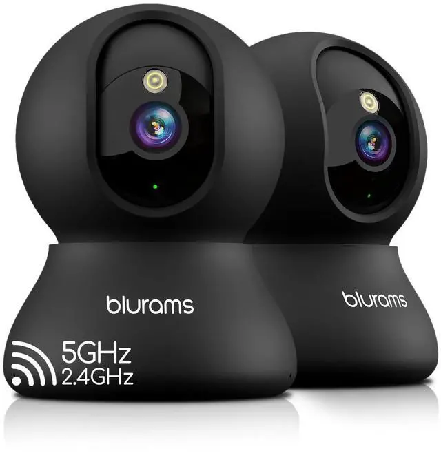 Main image of 5G Indoor Cameras for Home Security, 2K Pet Camera with Phone App, 360° PTZ Home Cam w/Dual-Band WiFi6, 2-Way Talk, Free Human/Sound Detection, Motion Tracking, Night Vision, Works with Alexa