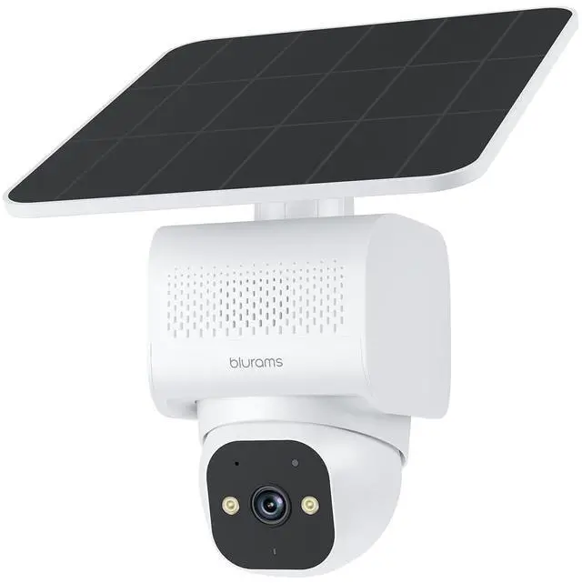 Main image of 4K Ultra HD Security Cameras Wireless Outdoor, Outdoor Camera w/5W Solar Powered, AOV 24/7 Recording with SD, AI Motion Tracking, 2.4/5GHz WiFi 6, Color Night Vision