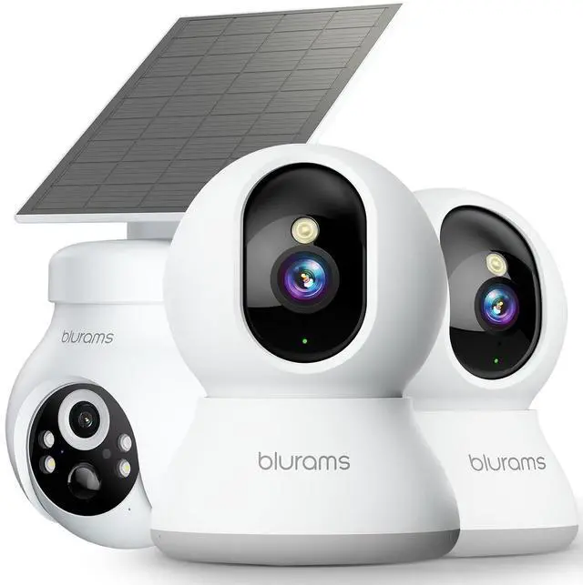 Main image of 3-Pack Cameras for Home Security Bundle, 2K Indoor/Outdoor Camera w/AI Motion Detection, 2-Way Audio, Compatible with Alexa&Google Home