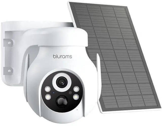 Main image of 2K Security Cameras Wireless Outdoor Solar, 360° PTZ Outdoor Camera Wireless with Human Auto Tracking, IR/Color Night Vision, 2.4GHz Only