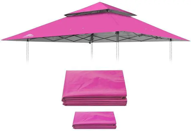 Main image of Replacement Canopy Top for Eagle Peak 13x13 Straight Leg Pop Up Canopy Frame Only, Canopy Cover with Two Tier Air Vent, UPF 50+, Frame NOT Included, Light Pink