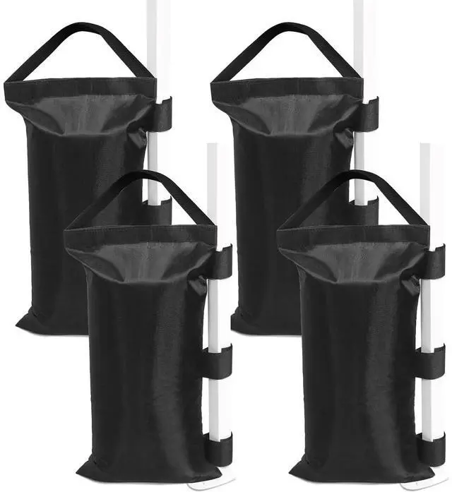 Main image of Heavy-Duty Instant Canopy Sand Bags, 4-Pack, Weight Bags Anchor kit for Pop-up Tent Gazebo, Black (Without Sand)