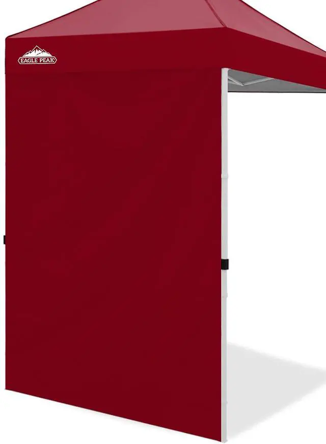 Main image of Canopy Sidewall for 5x5 Pop Up Canopy Frame, Single Side Wall Panel Only (Fits 5x5 Straight Leg Frame, Canopy Top or Frame NOT Included), Burgundy