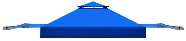 Main image of Replacement Canopy Top for Eagle Peak 17x10 Pop Up Canopy Frame Only, Canopy Cover with Two Tier Air Vent, UPF 50+, Frame NOT Included, Sky Blue