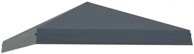 Main image of Replacement Canopy Top for Eagle Peak 10x10 Slant Leg Pop Up Canopy Frame with Netting Only, Canopy Cover UPF 50+, Frame NOT Included, Gray