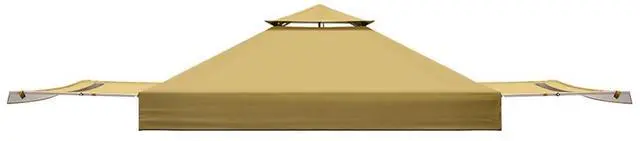 Main image of Replacement Canopy Top for Eagle Peak 17x10 Pop Up Canopy Frame Only, Canopy Cover with Two Tier Air Vent, UPF 50+, Frame NOT Included, Beige