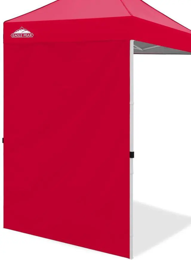 Main image of Canopy Sidewall for 5x5 Pop Up Canopy Frame, Single Side Wall Panel Only (Fits 5x5 Straight Leg Frame, Canopy Top or Frame NOT Included), Red