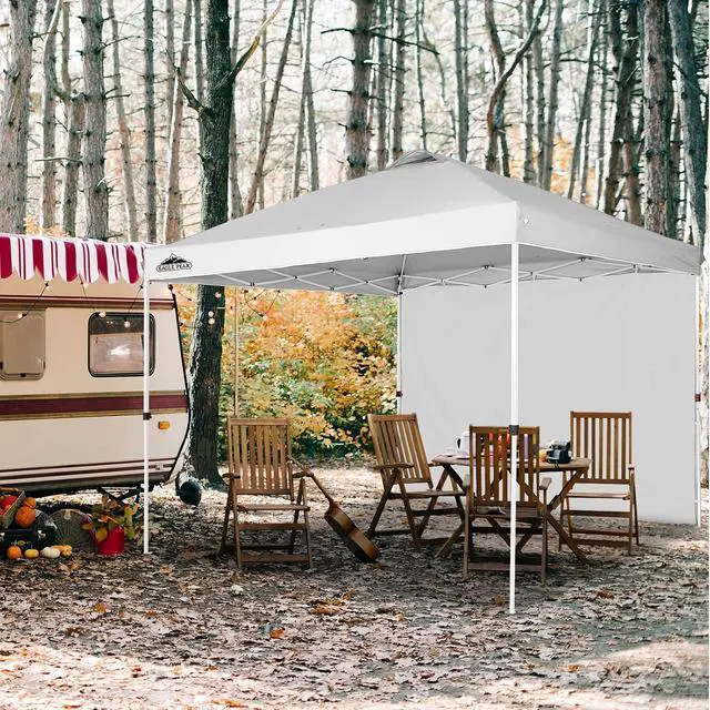 Alt view image 6 of 7 - Sunwall/Sidewall for 10x10 Straight Leg Canopy only, 1 Sidewall, White